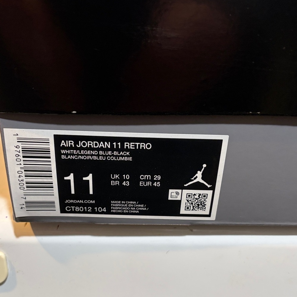Jordan 11 Retro white/legend blue CT8012-104 - Picture 9 of 10